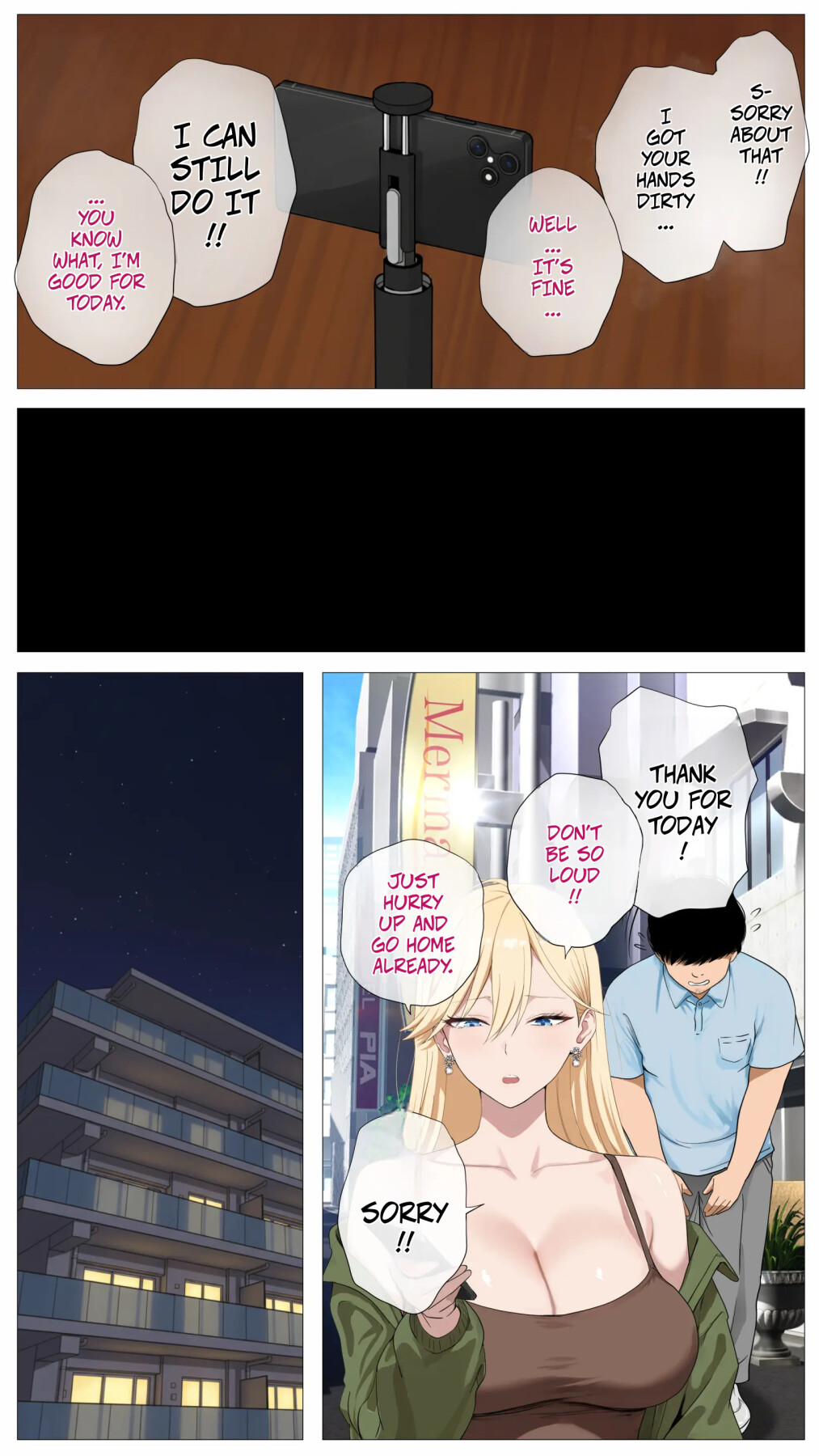 Hentai Manga Comic-The “Salty” Gal Who Wants to Make Money Streaming and the Introvert-Read-19